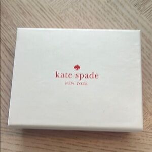 Kate Spade White Box with Red Logo